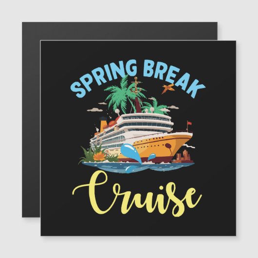 Frühlingsausflug Magnetkarte (Vorne/Hinten)