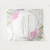 Frühlingsbackground Pastellfarben-Wildblume Wandteppich (Vorderseite (Horizontal))