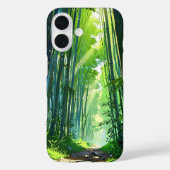 Frühlingsbambuswald - Anime Landschaft Case-Mate iPhone Hülle (Rückseite)
