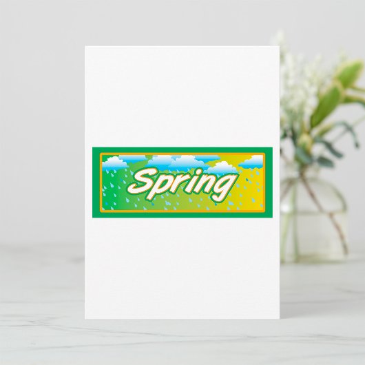 Frühlingsbanner-Schild Einladung