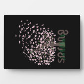 Frühlingsbaum Fotoplatte (Vorderseite)