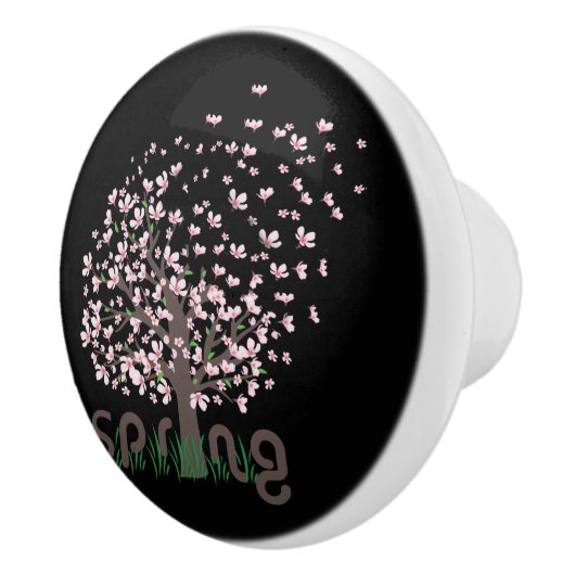 Frühlingsbaum Keramikknauf (Rechts)