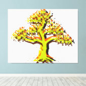 Frühlingsbaum Leinwanddruck (Insitu (Holzboden))