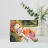 Frühlingsbeauty-Postkarte Postkarte (Stehend Vorderseite)