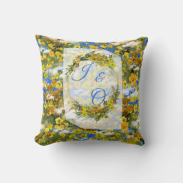 Frühlingsbecher Blume in den Wolken Kissen