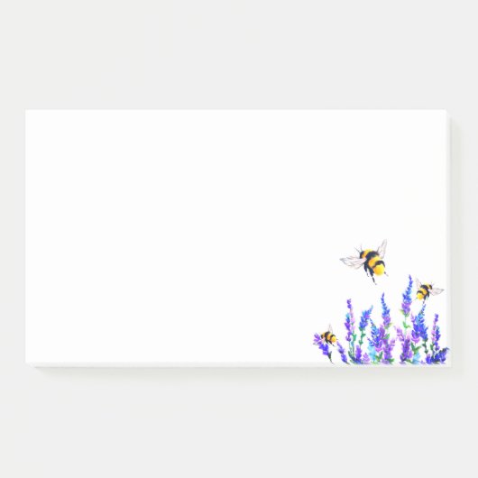 Frühlingsbienen Post-it®-Hinweise Post-it Klebezettel (Vorderseite)