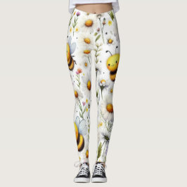 Frühlingsbienen und -diäten leggings