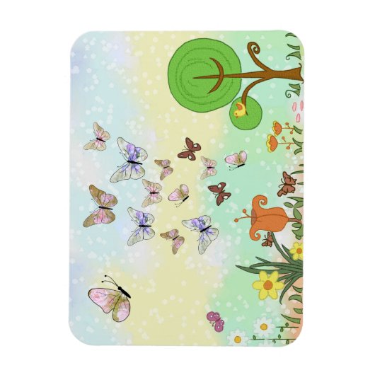 Frühlingsbild Magnet (Vertikal)