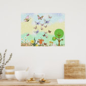 Frühlingsbild Poster (Küche)