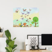 Frühlingsbild Poster (Heimbüro)