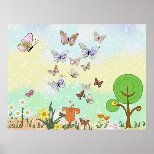 Frühlingsbild Poster (Vorne)