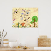 Frühlingsbild Poster (Küche)