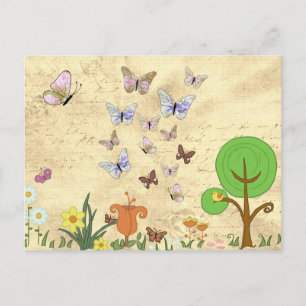 Frühlingsbild Postkarte