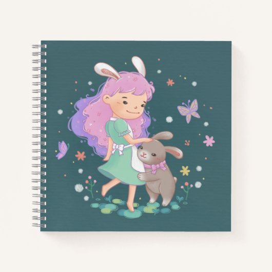 Frühlingsblasen-Illustration Notizblock (Vorderseite)