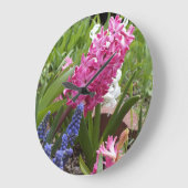 Frühlingsblasen Wall Clock Große Wanduhr (Winkel)
