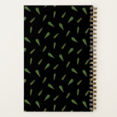 Frühlingsblätter, aquarelle Motive Notizblock (Rückseite)