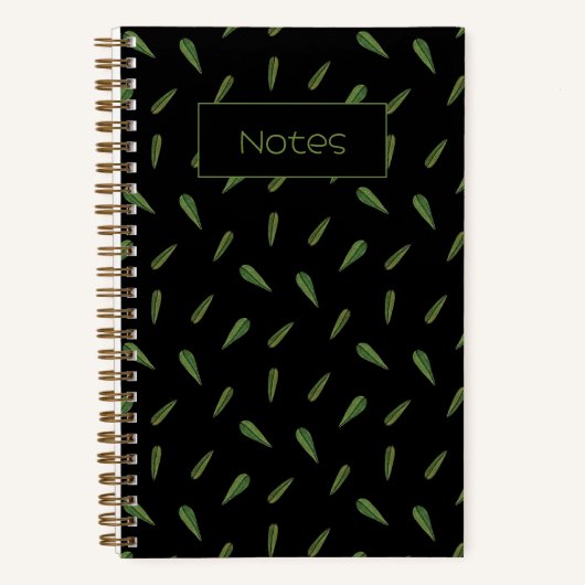 Frühlingsblätter, aquarelle Motive Notizblock (Vorderseite)