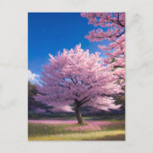 Frühlingsblätter Postkarte (Vorderseite)