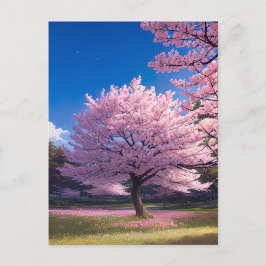 Frühlingsblätter Postkarte (Vorderseite)