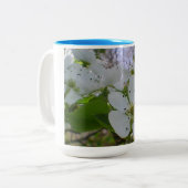 Frühlingsblühen Zweifarbige Tasse (Vorderseite Links)