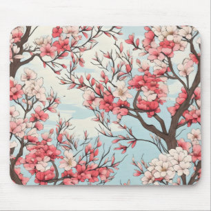 Frühlingsblühende Bäume Blume Mousepad