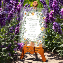 Frühlingsblühende Wildblume Begrüßung