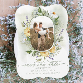 Frühlingsblühende Wildblume Trendy Save The Date