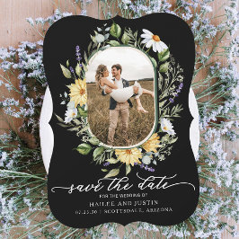 Frühlingsblühende Wildblume Trendy Save The Date
