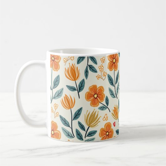FrühlingsBlume Kaffeetasse (Links)