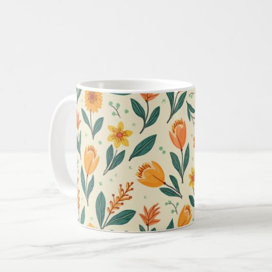 FrühlingsBlume Kaffeetasse (Vorderseite Links)