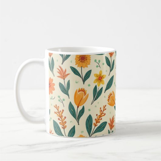 FrühlingsBlume Kaffeetasse (Links)