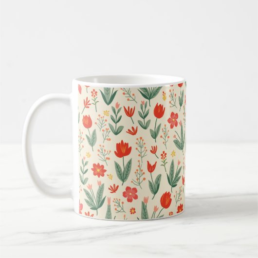 FrühlingsBlume Kaffeetasse (Links)