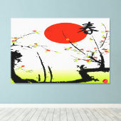 Frühlingsblume Leinwanddruck (Insitu (Holzboden))