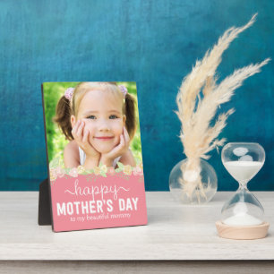 Frühlingsblume Muttertag Custom Frame Plaque Fotoplatte