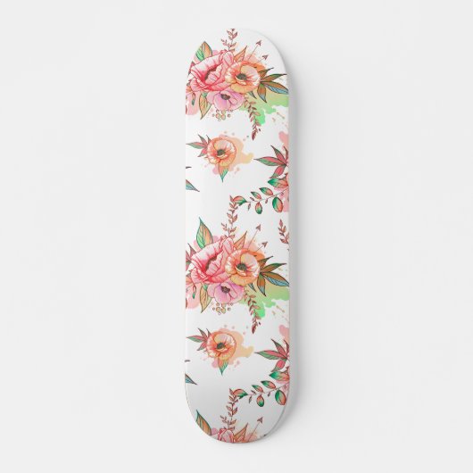 Frühlingsblume Skateboard (Vorne)