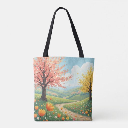 FrühlingsBlume Tasche (Rückseite)
