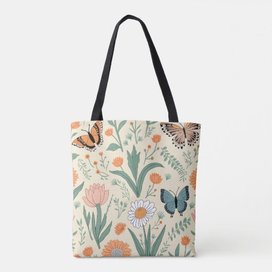 FrühlingsBlume Tasche (Rückseite)