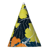 Frühlingsblume: Vintage Blütentextur Partyhütchen (Rechts)