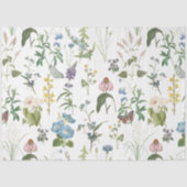 Frühlingsblume Wildblume Wiese Farbenfrohe Dekorat Seidenpapier (Vorderseite)