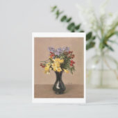 Frühlingsblumen, 1869 (Öl auf Leinwand) Postkarte (Stehend Vorderseite)