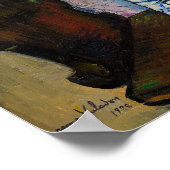 Frühlingsblumen, 1928 von Suzanne Valadon Poster (Ecke)