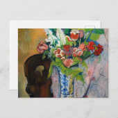 Frühlingsblumen, 1928 von Suzanne Valadon Postkarte (Vorne/Hinten)