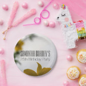 Frühlingsblumen 25. Geburtstagsparty Paper Teller (Party)