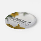 Frühlingsblumen 30. Geburtstag Party Paper Teller (Schrägansicht)