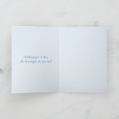 Frühlingsblumen am Internationalen Frauentag Karte (Innenseite)