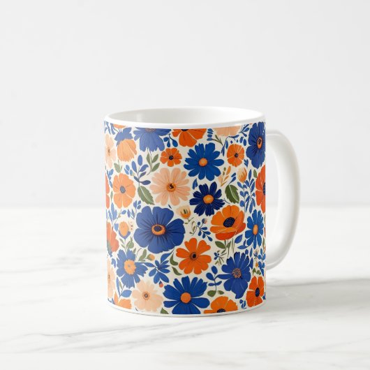 Frühlingsblumen. Anemone Kaffeetasse (VorderseiteRechts)