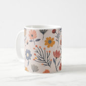 Frühlingsblumen Anemones Kaffeetasse (Vorderseite Links)