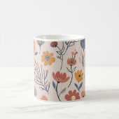 Frühlingsblumen Anemones Kaffeetasse (Mittel)