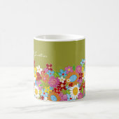 Frühlingsblumen-Ankündigungs- / Geschenk- / Gefall Kaffeetasse (Mittel)