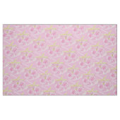 Frühlingsblumen Aquarellblüten Name Rosa Stoff (Fat Quarter (45,7 x 55,9 cm))